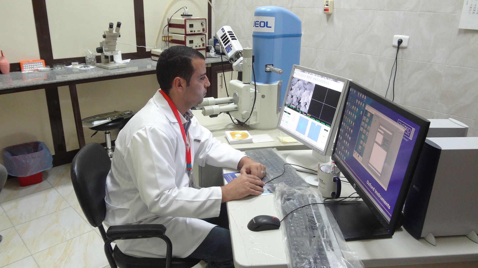 Electron microscope Mansoura homepage slides