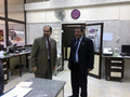 Electron microscope Mansoura posts Prof. Dr. / Abdel Hamid Khader - Vice President of Damietta University